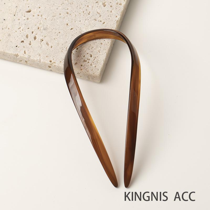 

Корейская минималистская ацетатная шпилька с шарообразной головкой