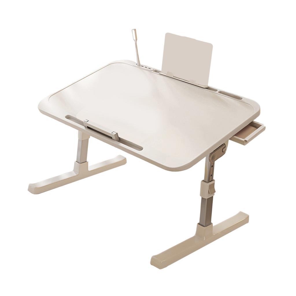 Foldable Computer Table Bed Tray Portable Desk Adjustable Density Lightweight Practical Ergonomic