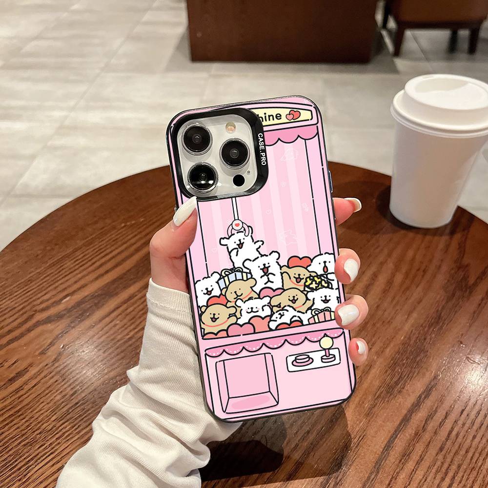 Maltese Cute Line Puppy Dog For IPhone 17 16 15 14 13 12 11 Pro Max Plus Matte Color Back Phone Cover