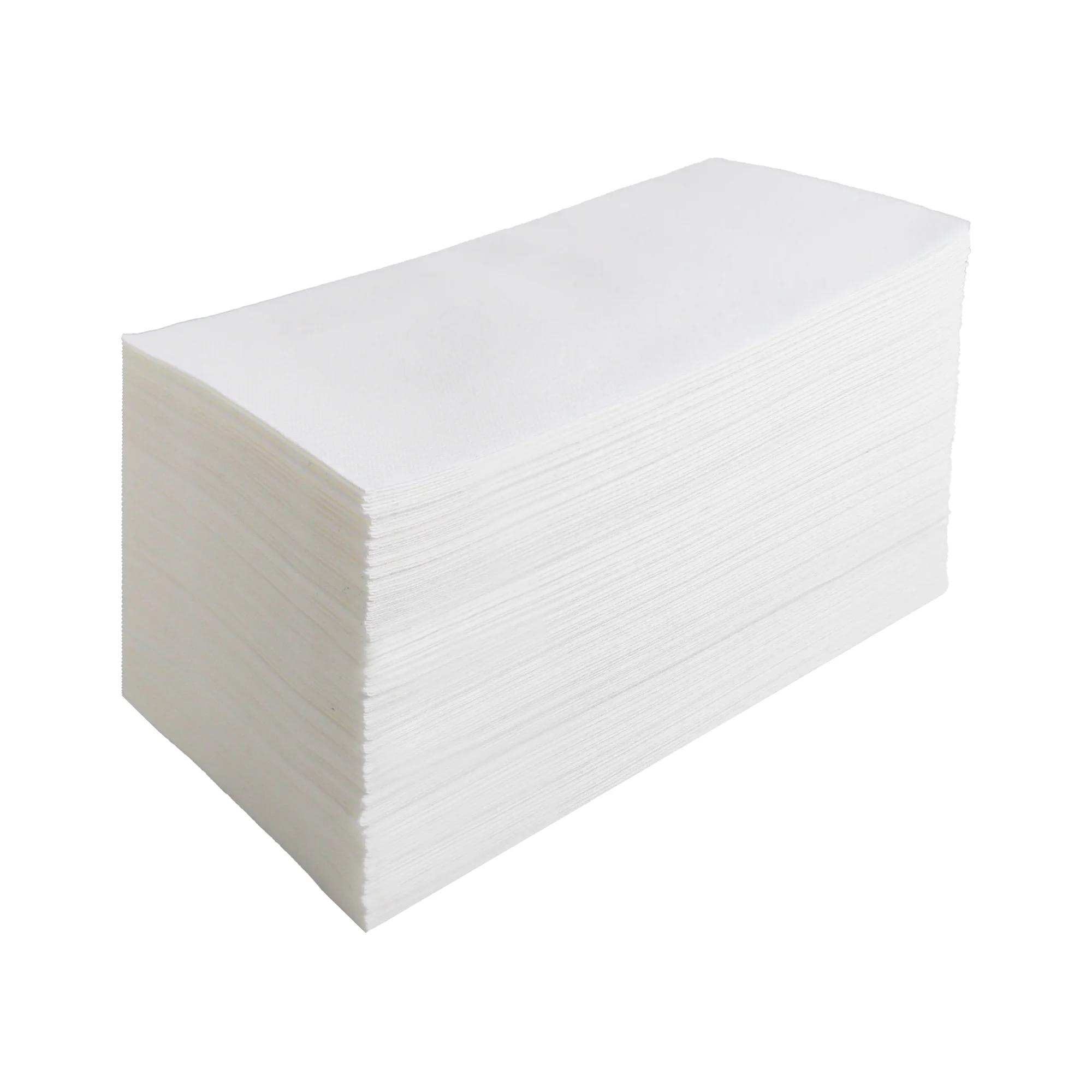 50PCS White Linen-Feel Dinner Napkins 7.87*15.75inch,Eco-Friendly Disposable Prefolded Premium Soft for Wedding/Party/Events 50pcs