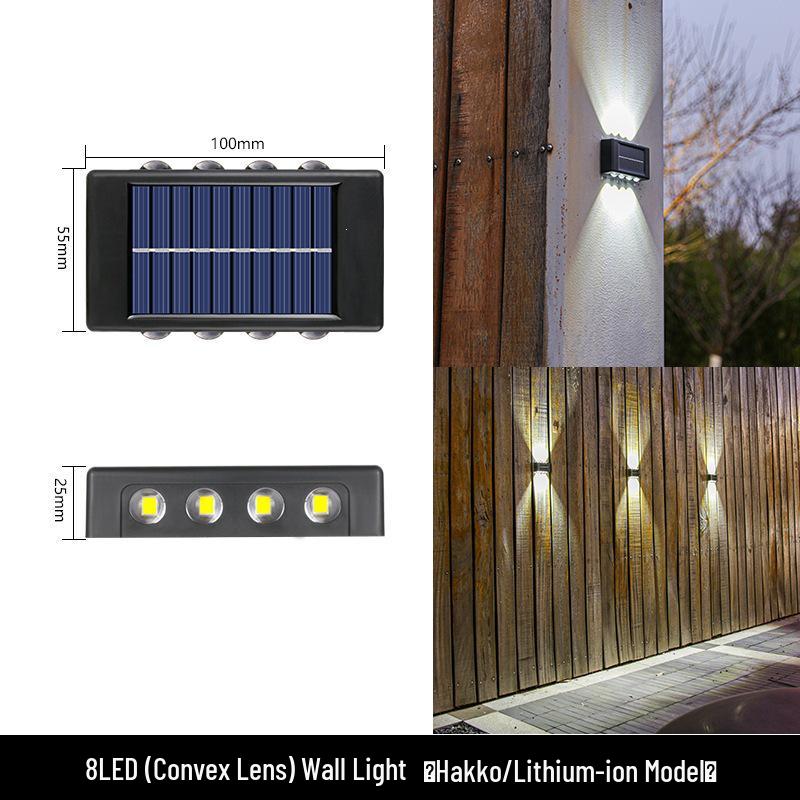 Waterproof Solar Outdoor Wall Light for Garden, Courtyard & Balcony Decoration