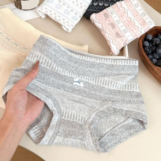 Sous-vêtements pour femmes Taille Haute Culottes Hipster pour Dames Couvrance Totale Douces Respirantes Culottes Post-partum