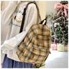 Autumn/Winter 2025 Dachshund Plaid Backpack for Middle & High School & College Students