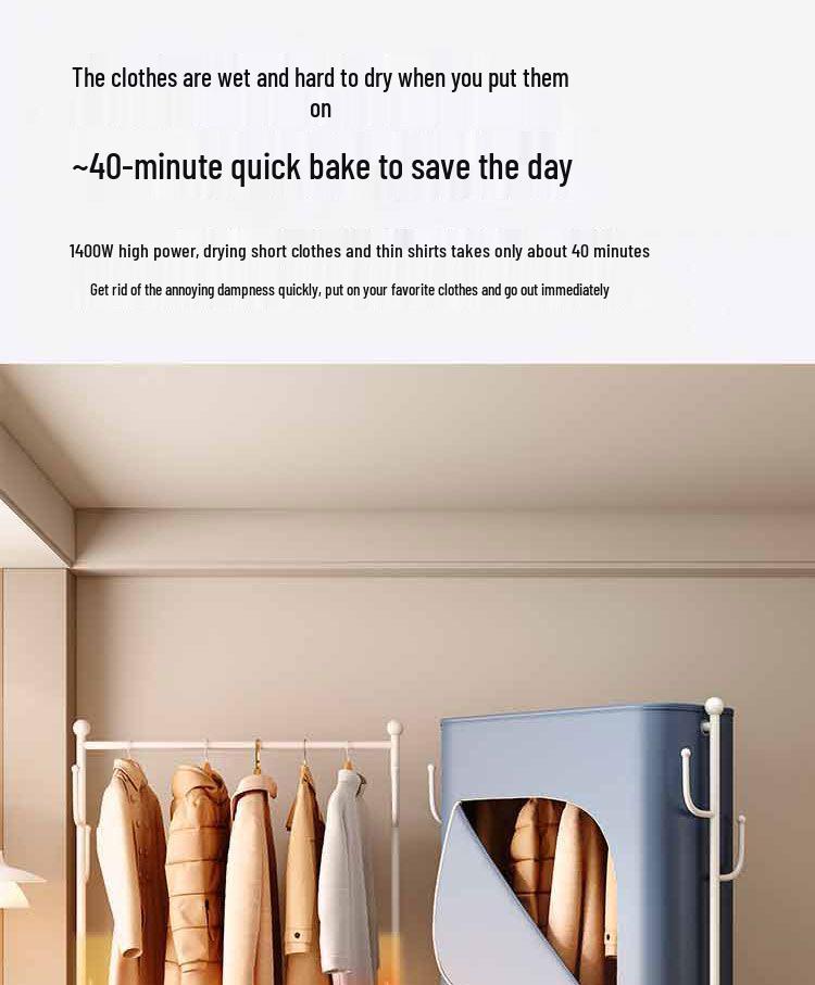 Multi-functional Foldable Smart Clothes Drying Rack and Dryer for Household and Baby Use