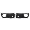 1 Pair Front Fog Lamp Cover Black For Jeep Wrangler JL 2018-2022