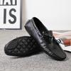 Fashion Spring Leather Shoes Casual Loafers Men's Soft Soled Brand Comfortable Flat Bottom Outdoor Walking Casual Shoes for Man