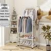 Yuanzu Portable Double Garment Rack