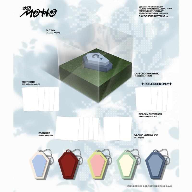 [PRE ORDER] ITZY – Motto CAKE CLICKER KEYRING Ver.