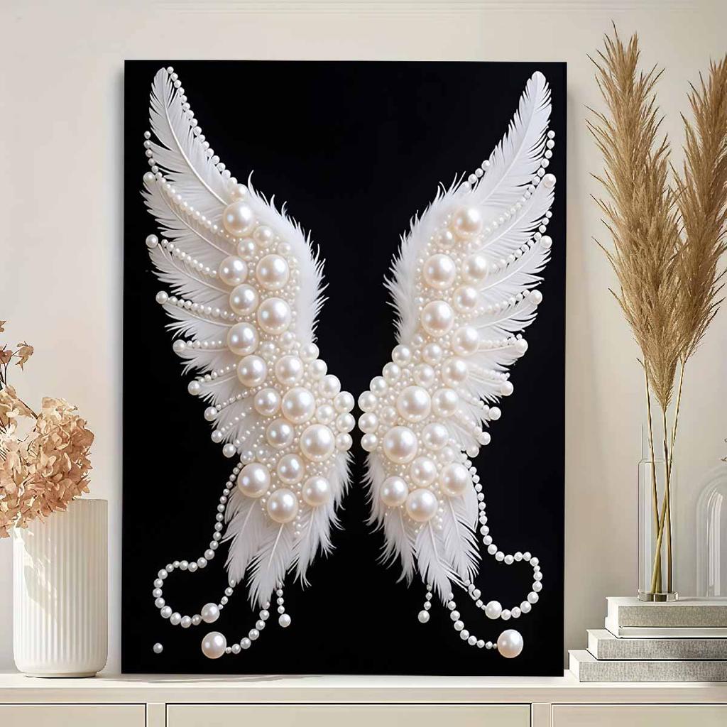 DIY Wings Diamond Art Kits Without Frame 35x45cm Gem Art Diamond Painting Kits for Adults/Beginners Gift Idea Home Wall Decor