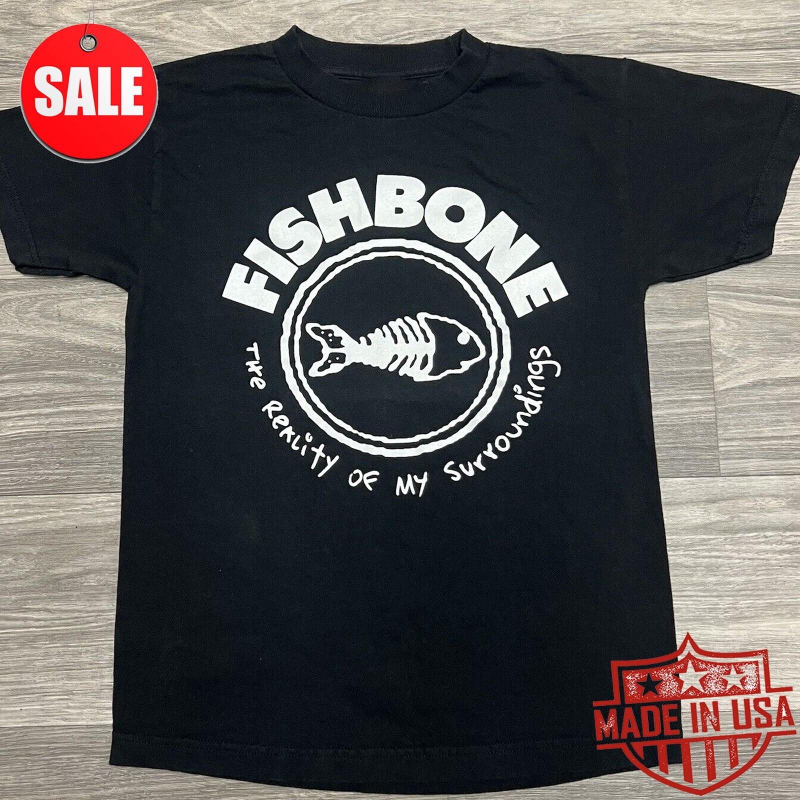Fishbone Band Reality of My Surroundings Cotton Unisex Shirt XXL