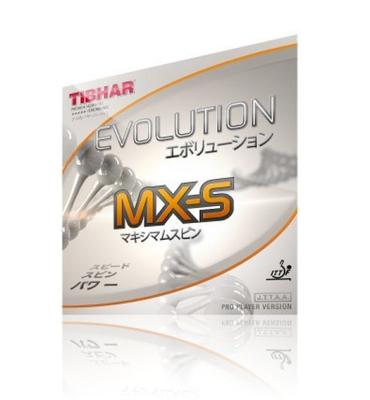 TIBHAR Evolution Tischtennisbelag Schwarz MX-S 86-SS (Weiche Rückseite)