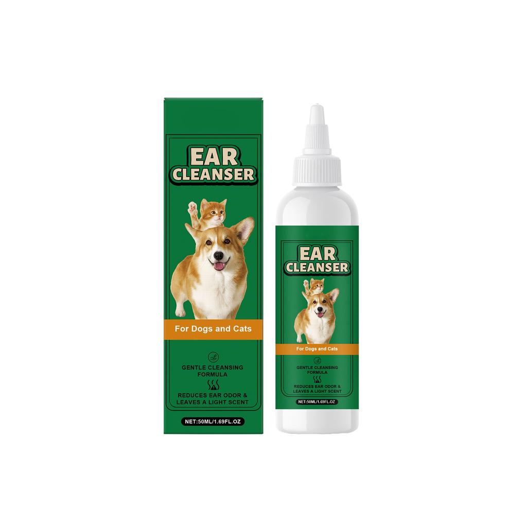 Pet Ear Cleanser Ear Cleanser Pet Ear Cleanses Moisturizing And Soothing Ear Canals Nourishing Ear Cleanser 50ML