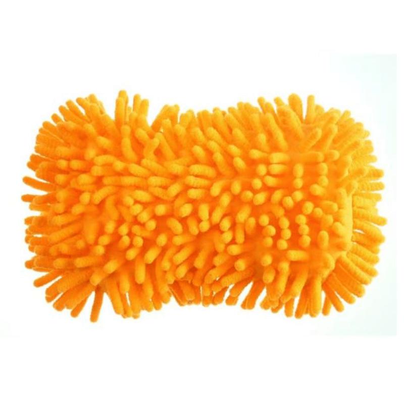 

1pc Boat/Car Wash Mitt & Microfiber Drying Towel Set Chenille Scratch-Free Mitt Ultra Absorbent Waffle Towel for Car Detailing жовтий