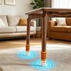 4Pcs Chair Leg Covers Cartoon Paw Pattern Elastic Knitting Chair Floor Protector Wood Tile Marble Floors No-scratch Non-Slip Chair Foot Covers