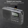 Pocket Radio with LED Screen Display MP3 Music Player Support TF Card USB Drive for Home Outdoor Gifts for Seniors Elderly