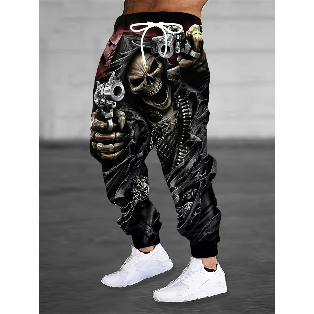 Men's Oversized Loose Sweatpants Autumn Comfortable Breathable Fashion Drawstring Pants Trendy Streetwear Drawstring Pants