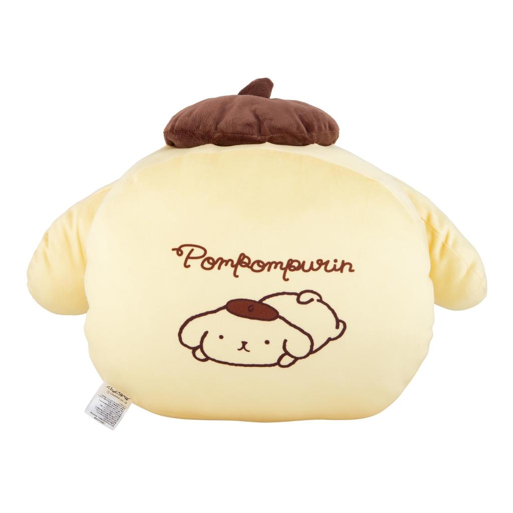 MORIPiLO Pompompurin Body Hug Me Plush Character Sanrio 427794 Pillow, Approx. 61x36cm, Cushion, Goods, Gift, Pillow, Yellow,