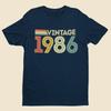 40th Birthday 1986 TShirt Vintage 1986 Retro Gift for Him Her Graphic T Shirts Women Unisex Casual Cotton Creative Shortsleev