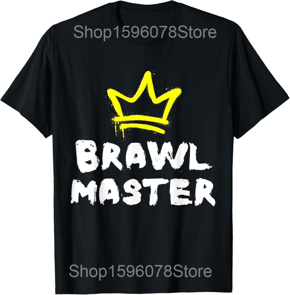 Vintage Eat Sleep Brawl Repeat T Shirts Men Women Brawl Star Cotton Humor Streetwear Tee Short Sleeve Unisex Loose Clothing