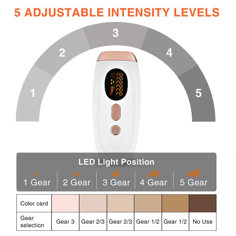 Best Ipl Laser Hair Removal Machine Handset Remove Hair At Home Use Permanent Hair Removal Device For Bikini Legs Arms Face Body