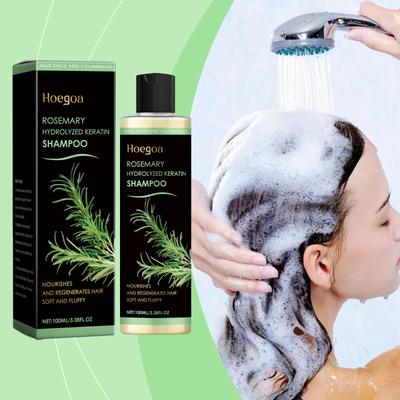 Rosemary Shampoo Soothing Scalp Anti Dandruff Refreshing Fluffy Repair Split Ends Plant Oil Control Nourishment Hair Shampoo