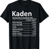 KADEN Nutrition Lustiges Geburtstagspersonalisiertes Namensgeschenk-Ideen-T-Shirt