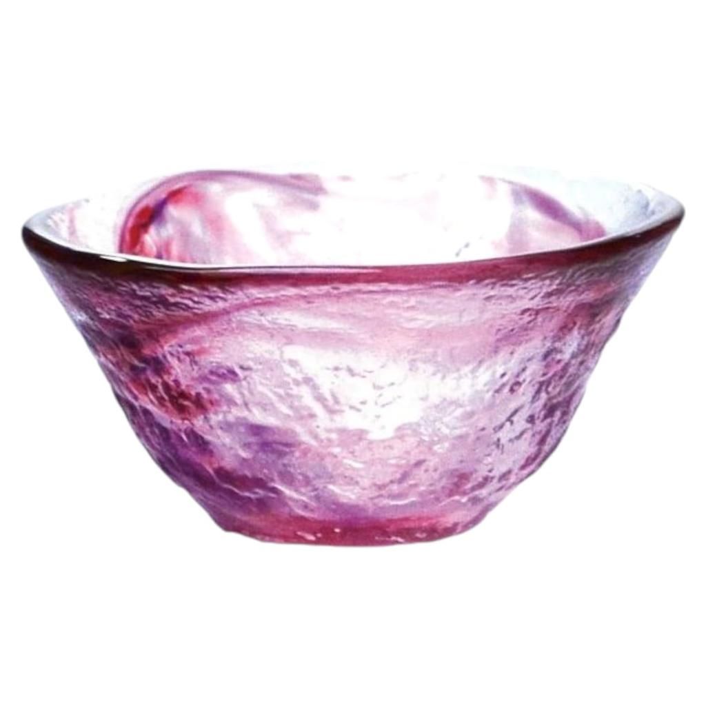 Takumifu Select Red Sake Glass Made In Japan 1-Piece Cup, 69xH34mm, 45ml, (Glass),