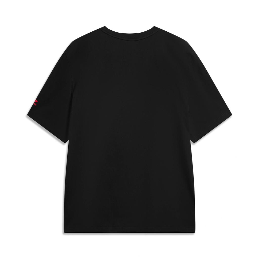 Li Ning Chinese Culture Series Short Sleeve Cultural T-Shirt Soft Skin-Friendly Tee Unisex Tops AHSW653-1