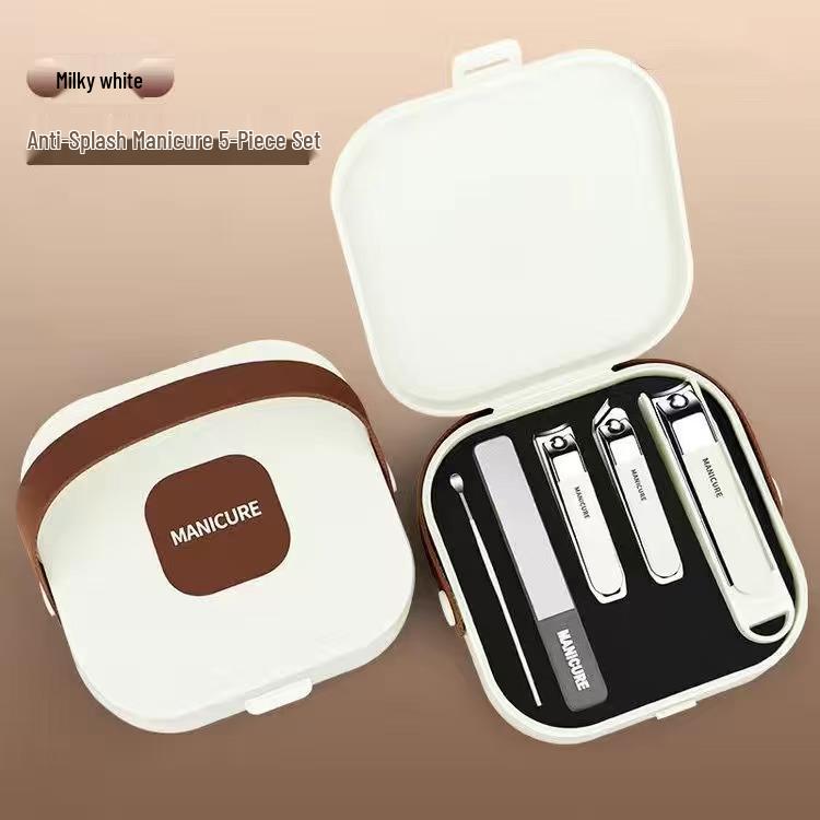 German Anti-Splash 5-Piece Nail Clippers & Manicure Set Unknown Model