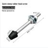 black rubber head m10x110mm screw