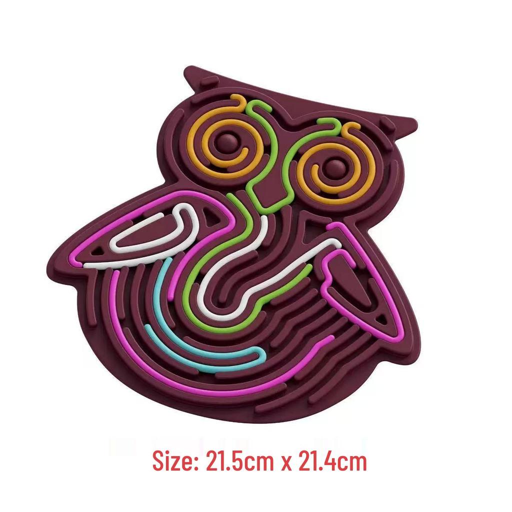 Silicone Sensory Activity Board: ADHD Educational Puzzle Toy