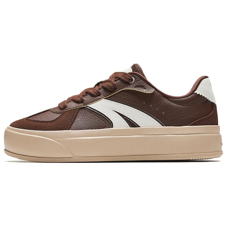 

Anta Трендовые ретро кроссовки с низким верхом, противоскользящие, амортизирующие, износостойкие. Женские кроссовки, каштаново-коричневые, цвета слоновой кости 922538023-1 40