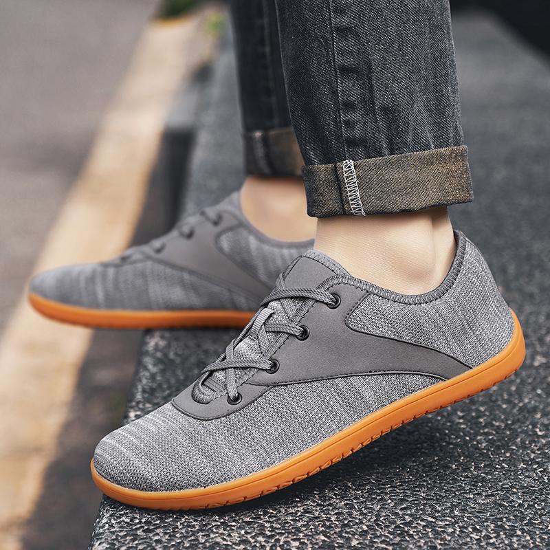 Minimalist Barefoot Shoes Unisex Lightweight Breathable Zero Drop Sole Wide Toe Casual Running Walking Sneakers