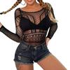 Bodysuits Costume Sexy Woman Sexy Mesh Underwear Erotic Sleepwear Hollow Out Bodysuit Perspective Hot Playsuits