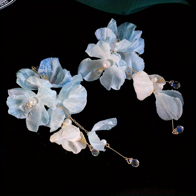 

Модные серьги-подвески для женщин синий