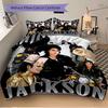 Michael Jackson'S Legacy Print 3Pcs Bedding Setduvet Cover With 2 Bedropillowcase Home Birthday Gift