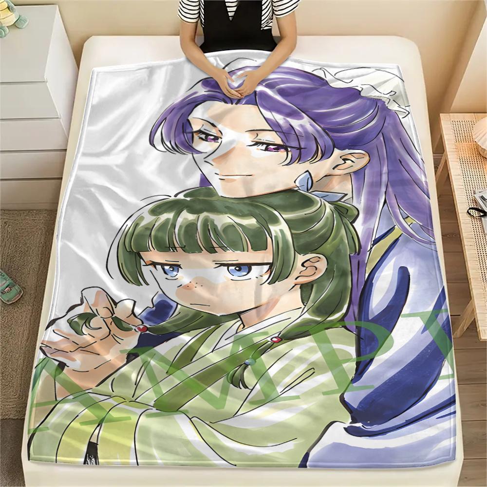 Jinshi and Maomao Print Flannel Blanket,High quality Comfortable for All Seasons,Home Decor,Warmth and Comfort,Perfect for Christmas Gifts