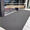 Gray Anti-Slip Commercial Entrance Mat: Wear-Resistant, Thickened Welcome Mat for Entry Doors