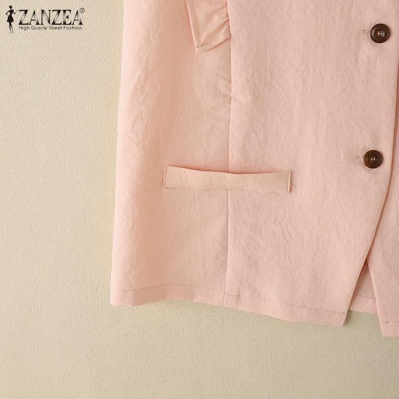 ZANZEA Women Casual Round Neck Summer Sleeveless Tank Tops