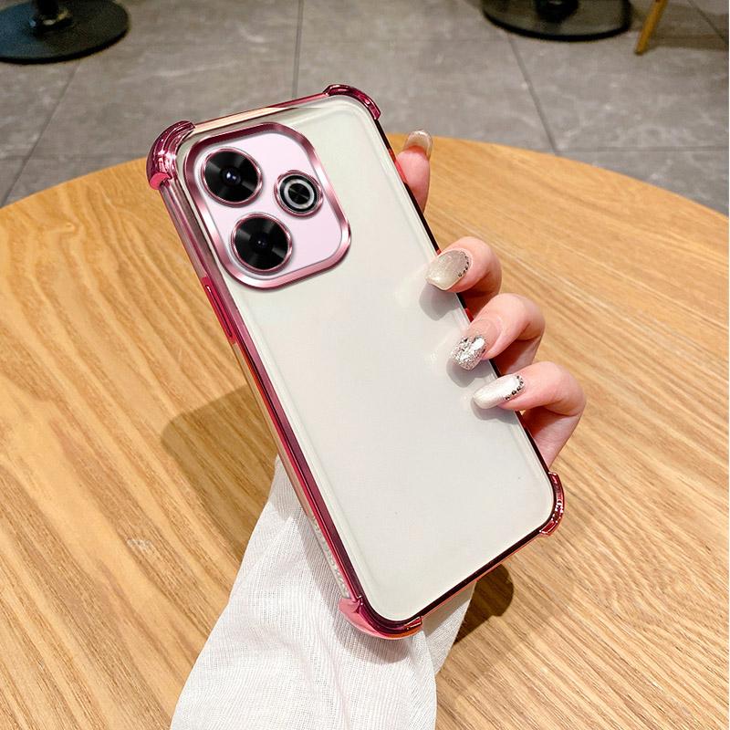 

For Redmi 13C 5G Case Pedmi 13 13x Phone Case Redmi 13C 4G Cover Corners Thickening Shookproof Plating Silicone back cover Redmi 13x