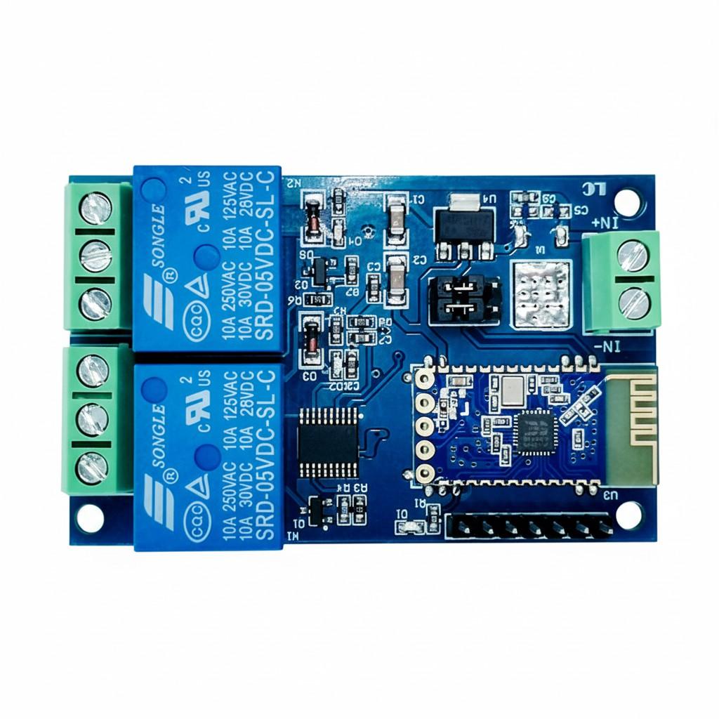 5V Dual-Channel Bluetooth Relay Module IoT Smart Home Android Phone APP Wireless Remote Switch