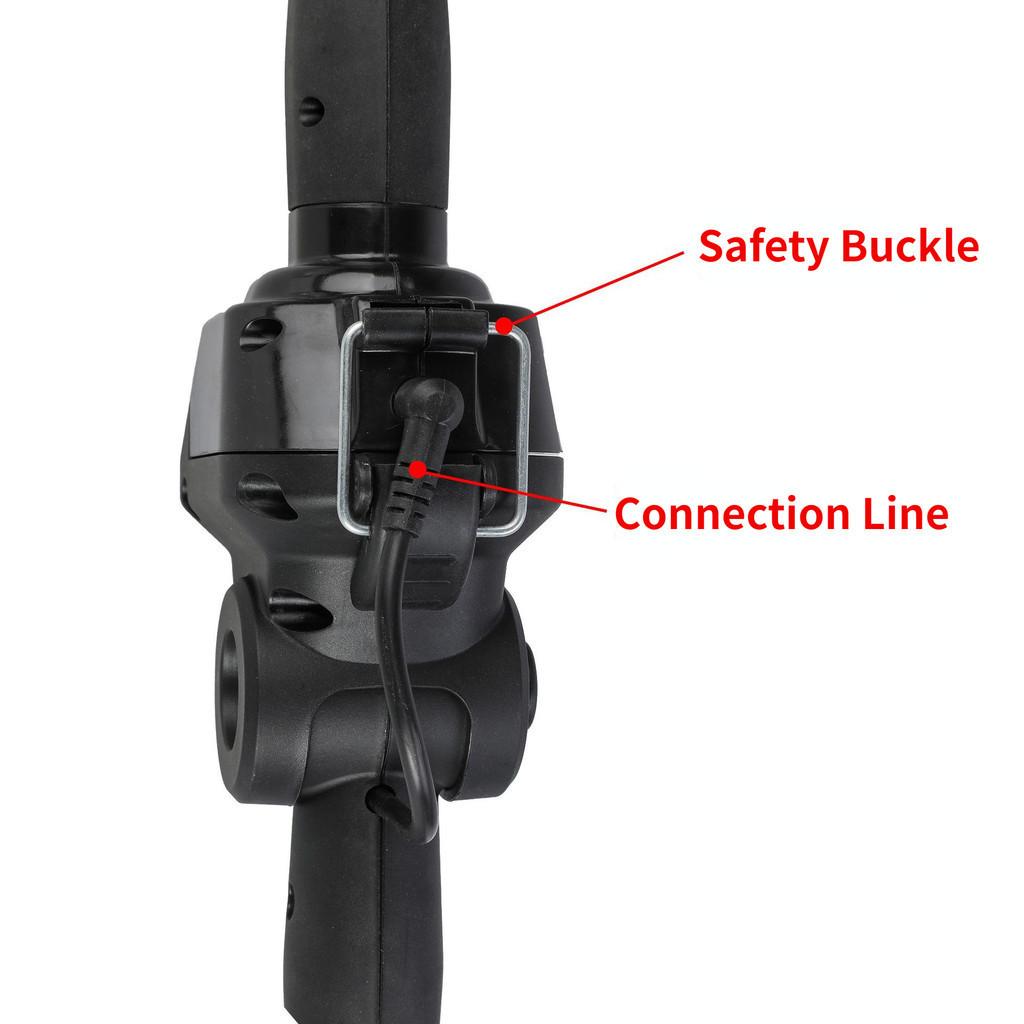 Garden Logging Rechargeable High-Altitude Electric Chain Saw Household Small High-Altitude Saw Telescopic Rod Electric Pruning Chain Saw