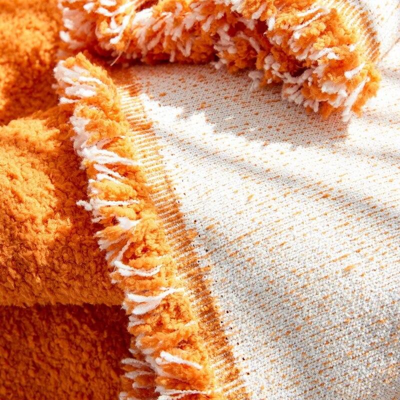 Осенне-зимнее плюшевое полотенце для дивана — фото 6