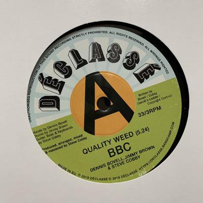 7inch Record BBC  Quality Weed NONE Dclass 2019 UK Reggae Ska  Dub Used