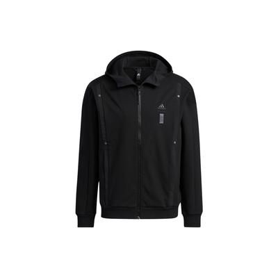 Giacca in maglia premium Wuji da uomo Capospalla Nero IA8090