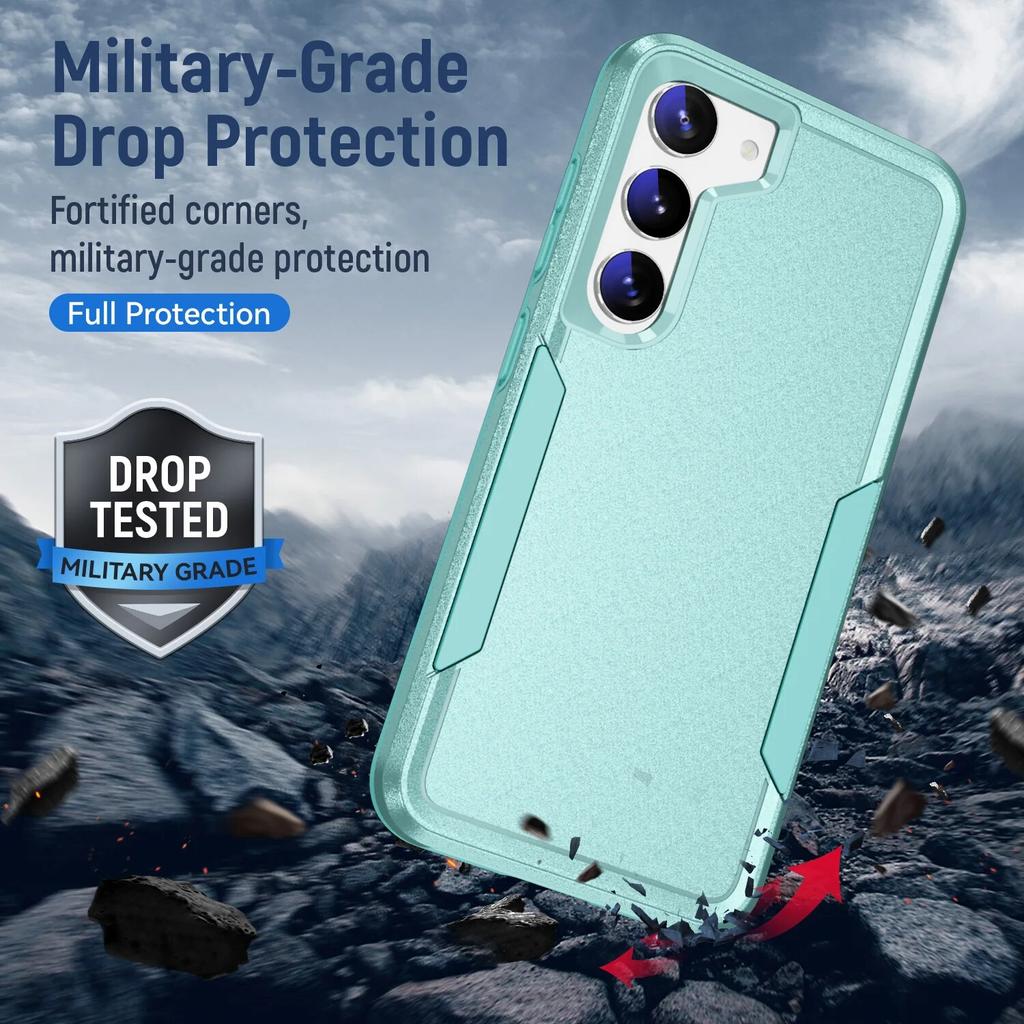 Hybrid Protection Armor Case für Samsung Galaxy S23 FE 5G S22 Plus S21 Ultra S20 FE S 23 22 21 Beste schützende Rückseitenabdeckung