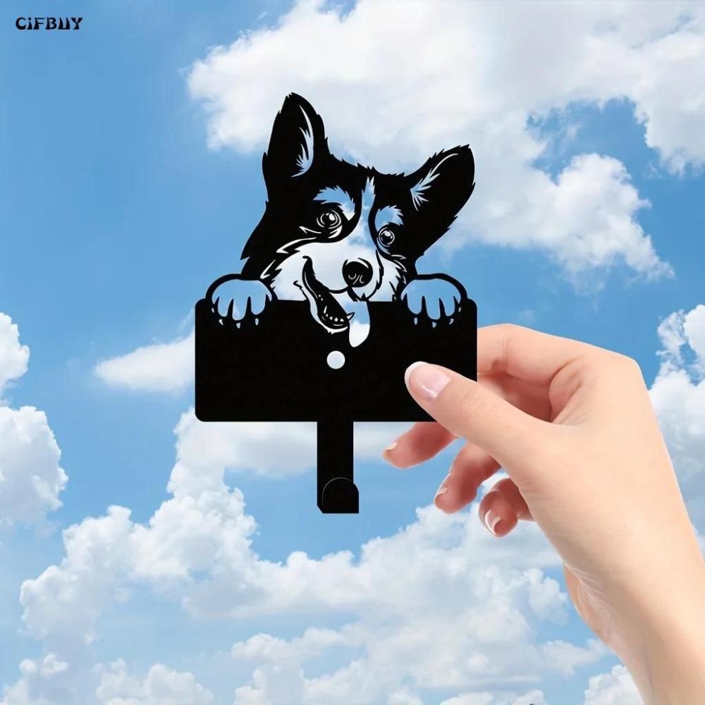 Wall Hook Metal Corgi Dog Lover Home Decor
