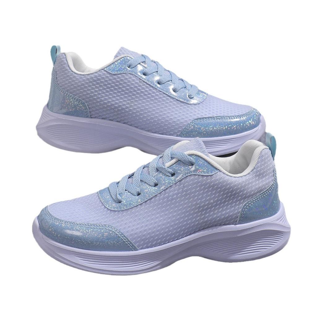 Casual sports sequins women's shoes spring and summer breathable women's shoes fly-woven sneakers fashion casual women's shoes fly-woven sneakers