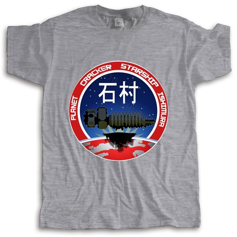 Cotton Tshirt Unisex Summer Tees VINTAGE PLANET CRACKER STARSHIP ISHIMURA Gamer Dead Space TShirt New Fashion Teeshirt Unisex Tee