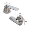 Zinc Alloy Cam Lock 2PCS with 4 Keys for Locking Mailbox Furniture and Cabinet Doors Offering Reliable Performance